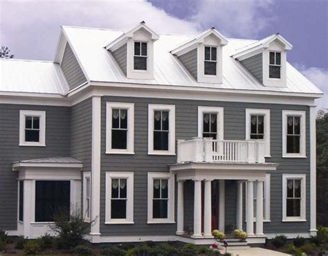 white house with white metal roof|metal roof house color combinations.